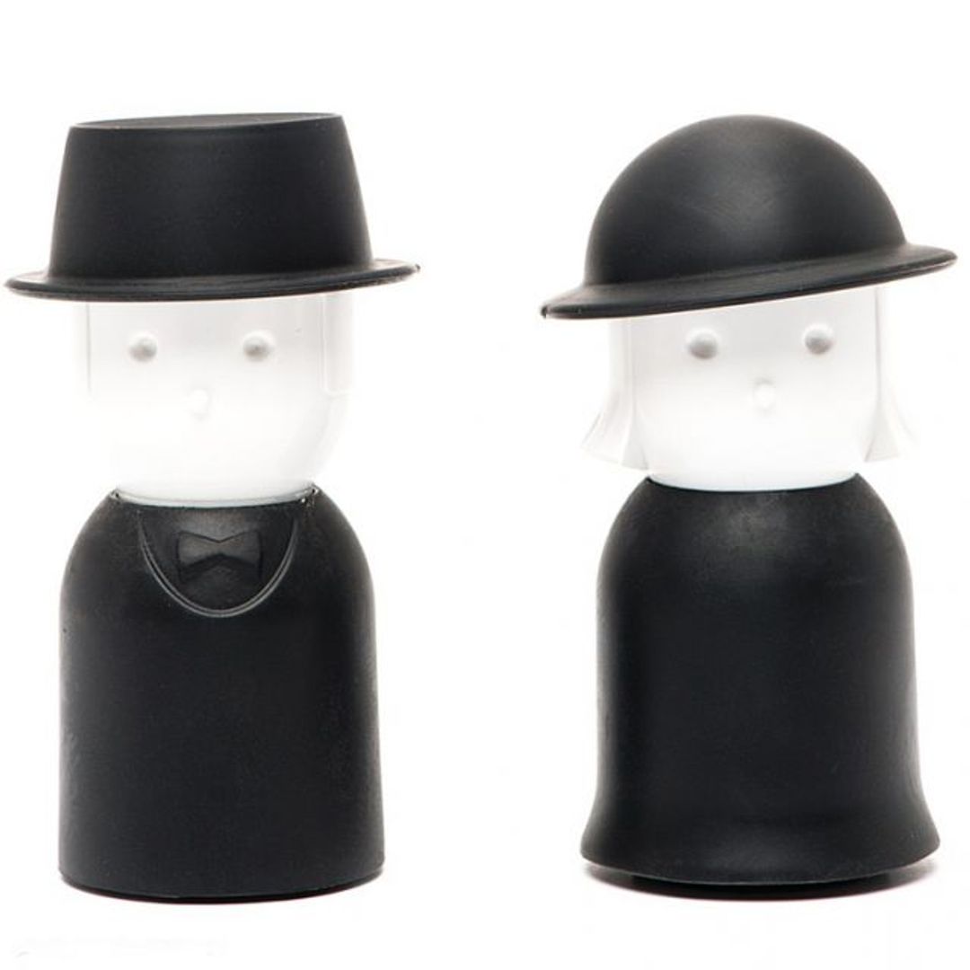 Солонка и перечница Mrs. Salt & Mr. Pepper (Черный)