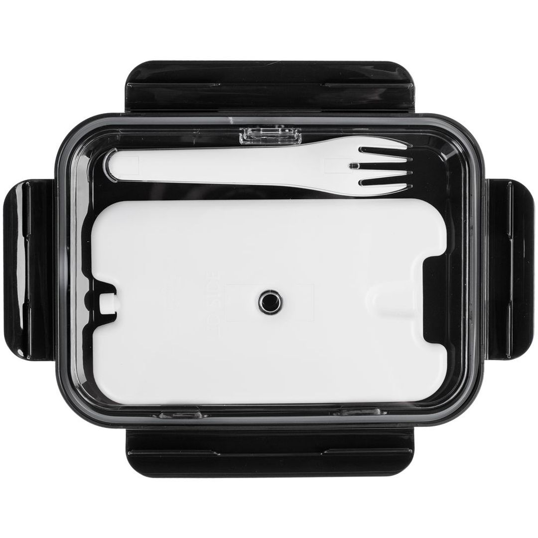 Ланчбокс Cibus с аккумулятором холода (Белый с черным) Ланчбокс Cibus с аккумулятором холода (Белый с черным)