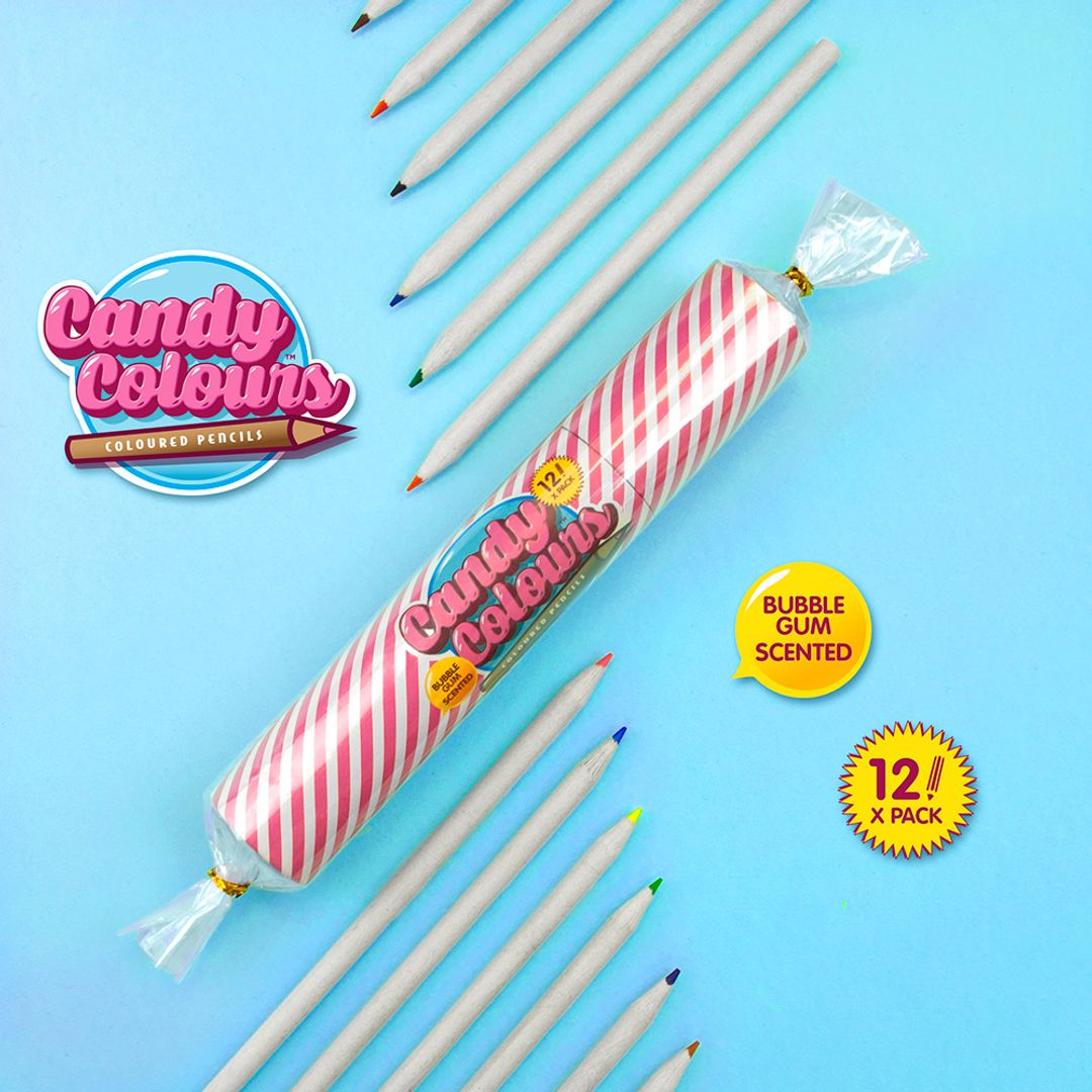 Набор ароматизированных карандашей Сandy Colours (12 шт.) Набор ароматизированных карандашей Сandy Colours (12 шт.)
