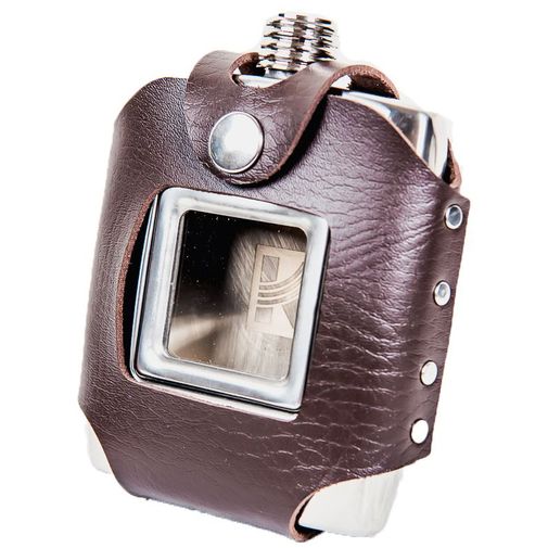 Фляжка в кожаном чехле Калашников