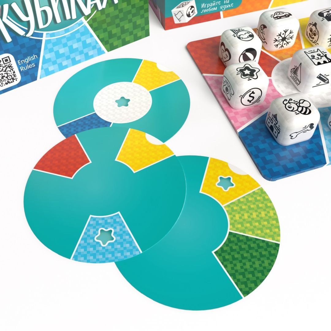 Настольная игра Одним словом на кубиках Настольная игра Одним словом на кубиках