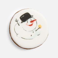 Печенье имбирное Снеговик