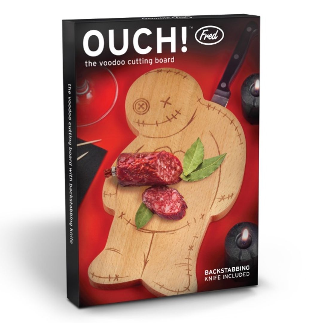 Разделочная доска и нож Вуду Ouch! Разделочная доска и нож Вуду Ouch!