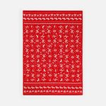 Плед Holidale (красный с молочным) Плед Holidale (красный с молочным)