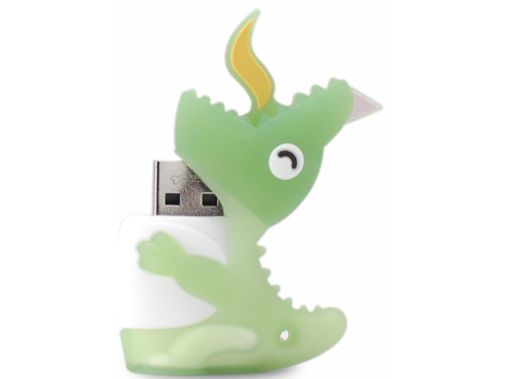 Флешка Динозавр Зеленый 8 Гб