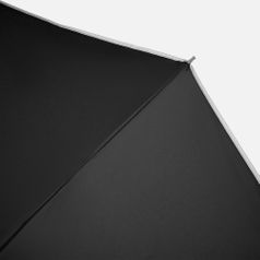 Зонт обратного сложения с ручкой-карабином Foldberry (черный)