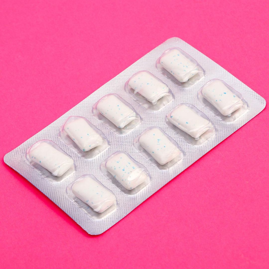 Жевательная резинка Матный вкус (мята) Жевательная резинка Матный вкус (мята)