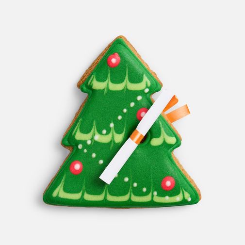 Новогоднее печенье с предсказанием Елка Новогоднее печенье с предсказанием Елка