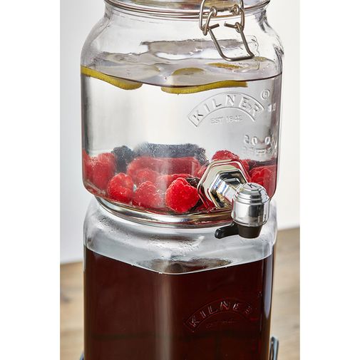 Набор из 2-х диспенсеров на подставке Kilner (2.1 л и 3,1 л) Набор из 2-х диспенсеров на подставке Kilner (2.1 л и 3,1 л)