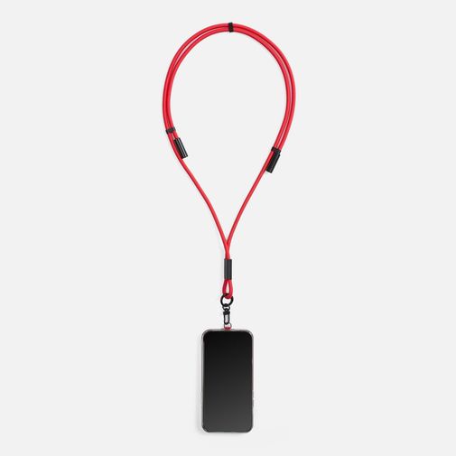 Кабель-ланьярд energyFlex Power Delivery 60 Вт (красный)