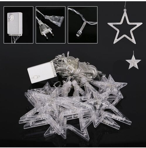 Светодиодная LED гирлянда Звезды (2,5 м)