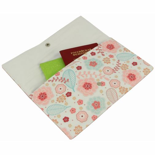 Конверт для путешествий White Purple С документами Конверт для путешествий White Purple С документами