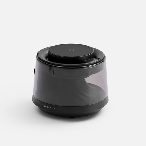 Bluetooth-колонка с подсветкой и беспроводной зарядкой Quantium (черный) Bluetooth-колонка с подсветкой и беспроводной зарядкой Quantium (черный)