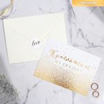 Приглашение на свадьбу в цветных конвертах Волнительное событие