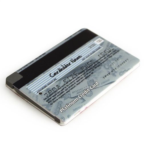 Внешний аккумулятор Power Bank Platinum Credit Card Обратная сторона