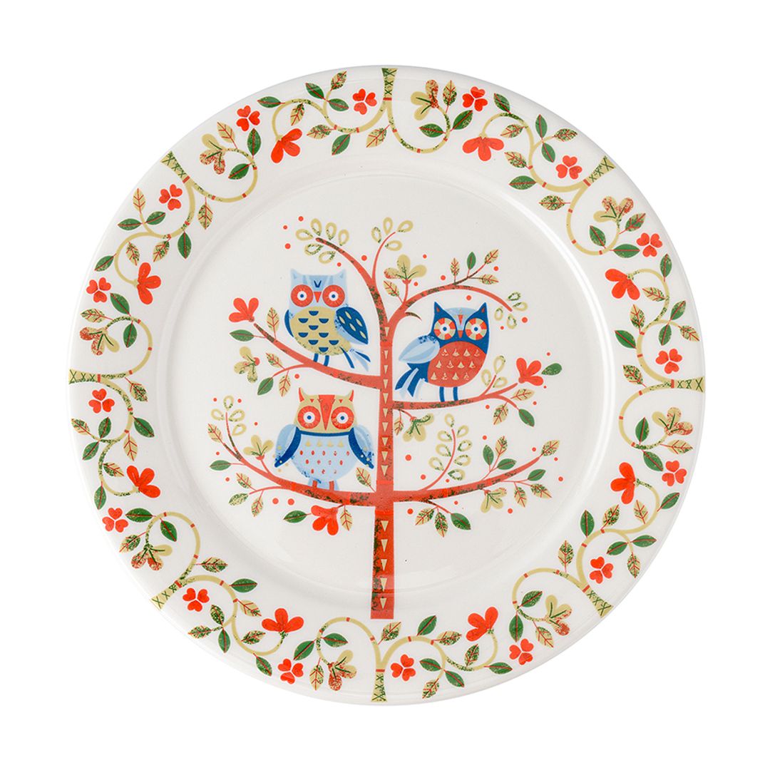 Набор тарелок Owl из коллекции Birds of Paradise (Ø21 см) Набор тарелок Owl из коллекции Birds of Paradise (Ø21 см)