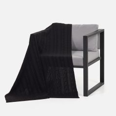 Плед Remitt (черный)