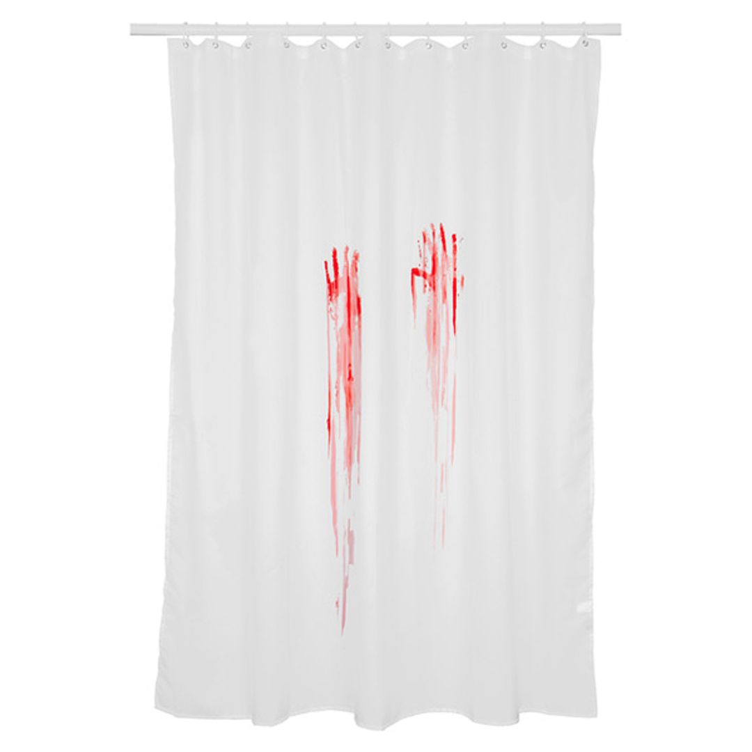 Кровавая занавеска для ванной Кровавая занавеска для ванной