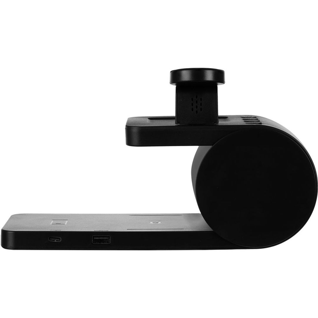 Станция беспроводной зарядки с часами fullStack (Черная) Станция беспроводной зарядки с часами fullStack (Черная)