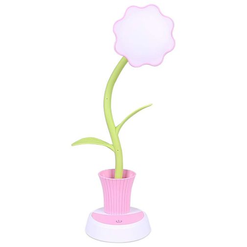 Настольная лампа Цветок (Розовый)