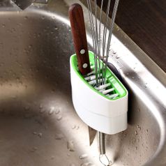 Щетка для столовых приборов Cutlery Clean'R (Белый с зеленым)