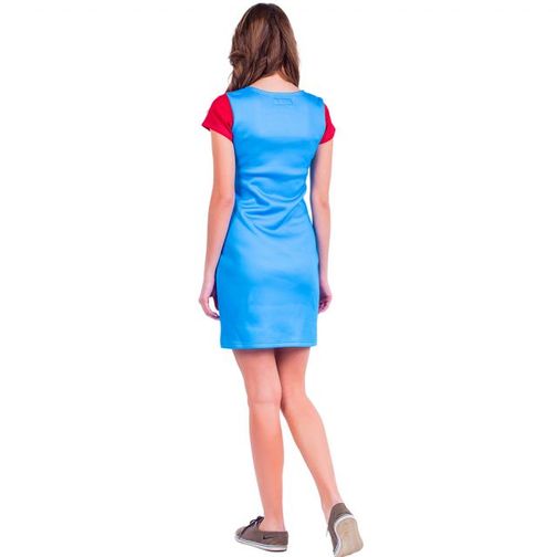 Платье Super Mario (Футляр) Вид сзади Платье Super Mario (Футляр) Вид сзади