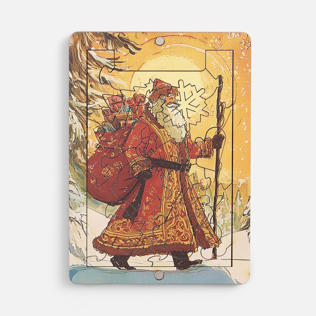 Пазл фигурный Дед Мороз Пазл фигурный Дед Мороз