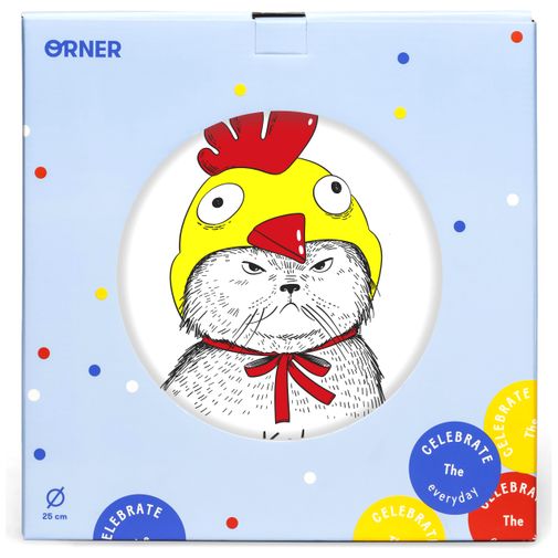 Тарелка Кот в костюме Ко