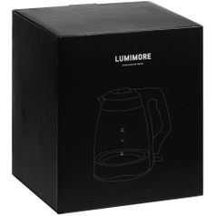 Электрический чайник Lumimore (стеклянный, серебристо-черный)