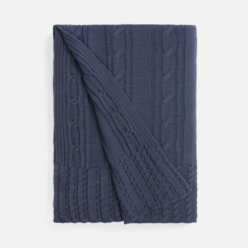 Плед Remitt (серо-синий (сланец))