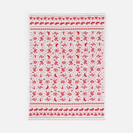 Плед Holidale (красный с молочным) Плед Holidale (красный с молочным)