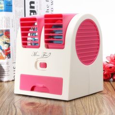 Настольный мини кондиционер Mini Fan Air Conditioning (Розовый)