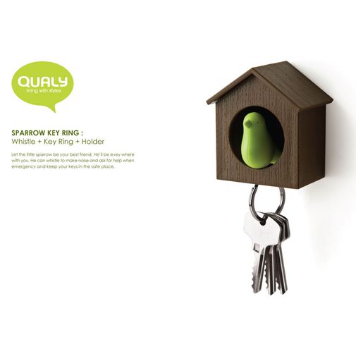 Держатель для ключей Sparrow (Белый/розовый)