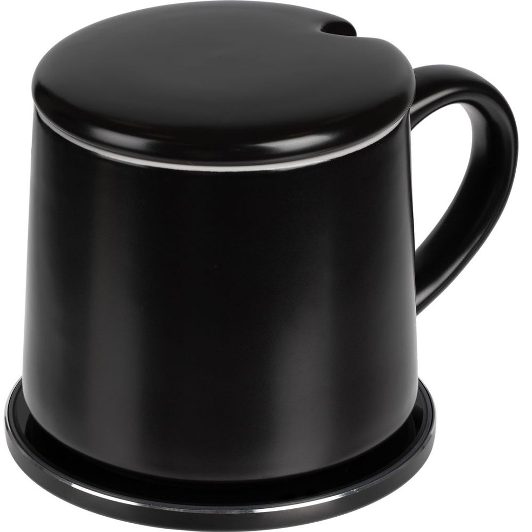 Кружка с подогревом и беспроводной зарядкой Dual Base Matt (Черная) Кружка с подогревом и беспроводной зарядкой Dual Base Matt (Черная)