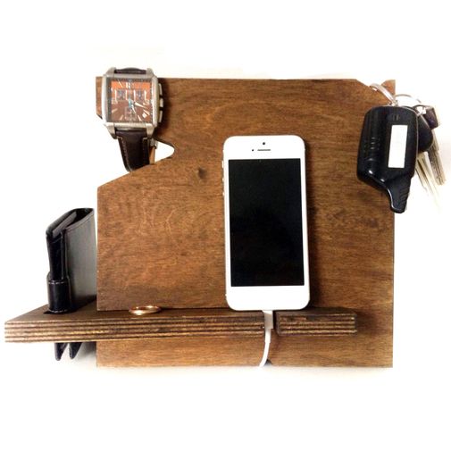 Подставка-органайзер для гаджетов Masterded (Мореный дуб) С гаджетами Подставка-органайзер для гаджетов Masterded (Мореный дуб) С гаджетами