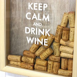 Копилка для винных пробок Keep Calm And Drink Wine