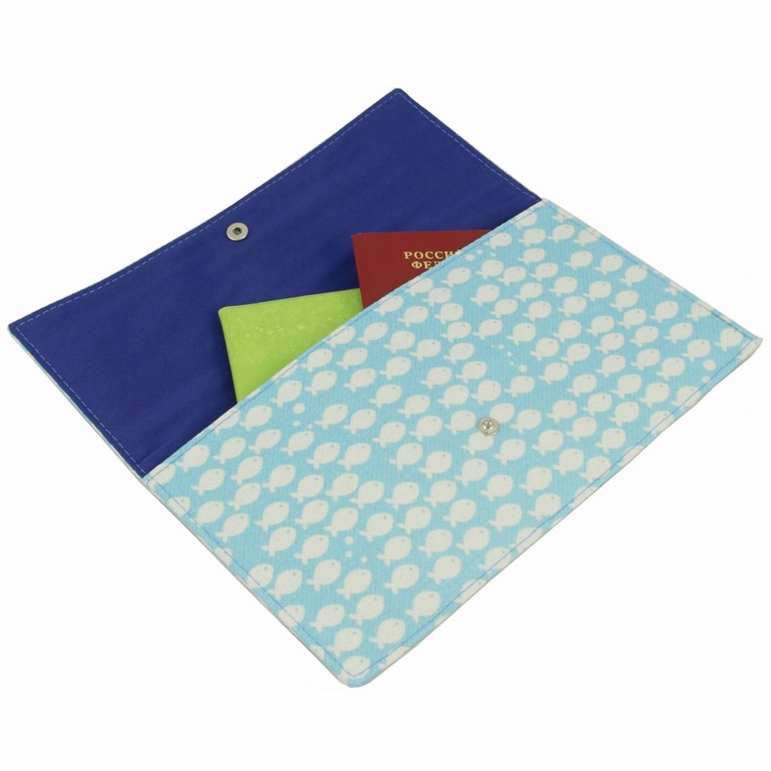 Конверт для путешествий Fish С документами Конверт для путешествий Fish С документами