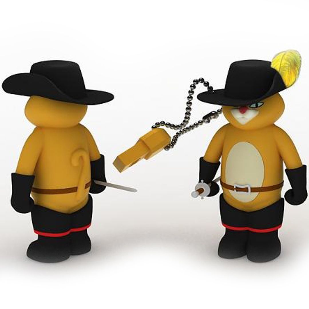 Флешка Кот в сапогах 8 Гб Флешка Кот в сапогах 8 Гб