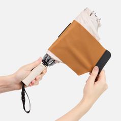 Зонт обратного сложения Easyroll (бежевый) Зонт обратного сложения Easyroll (бежевый)