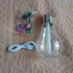 Увлажнитель воздуха с подсветкой Лампочка Bulb Humidifier (Серебристый) Отзыв