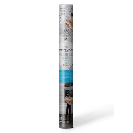 Скретч-карта мира Travel Map Air World (на английском)