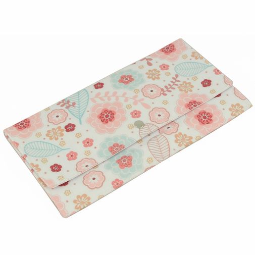 Конверт для путешествий White Purple Застежка-кнопка Конверт для путешествий White Purple Застежка-кнопка