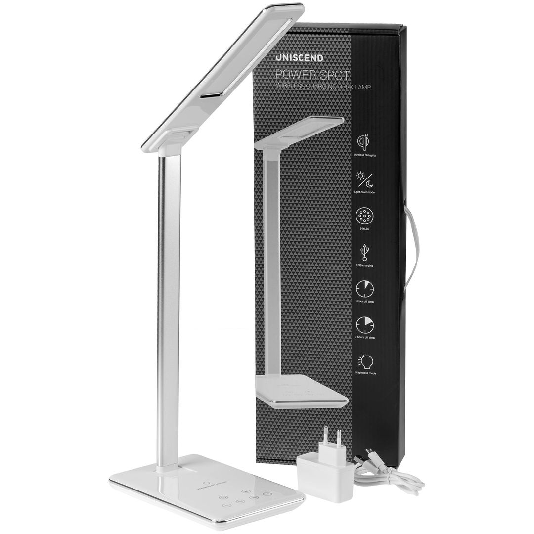 Настольная лампа с беспроводной зарядкой Power Spot