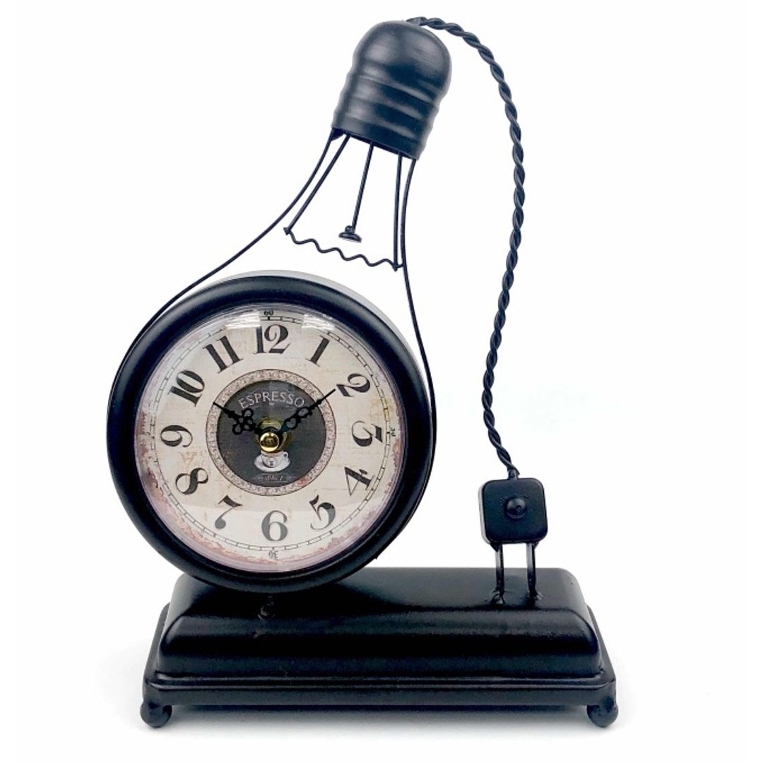 Винтажные часы Лампочка