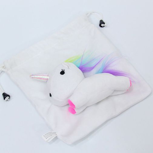 Мешочек с единорогом (Белый)