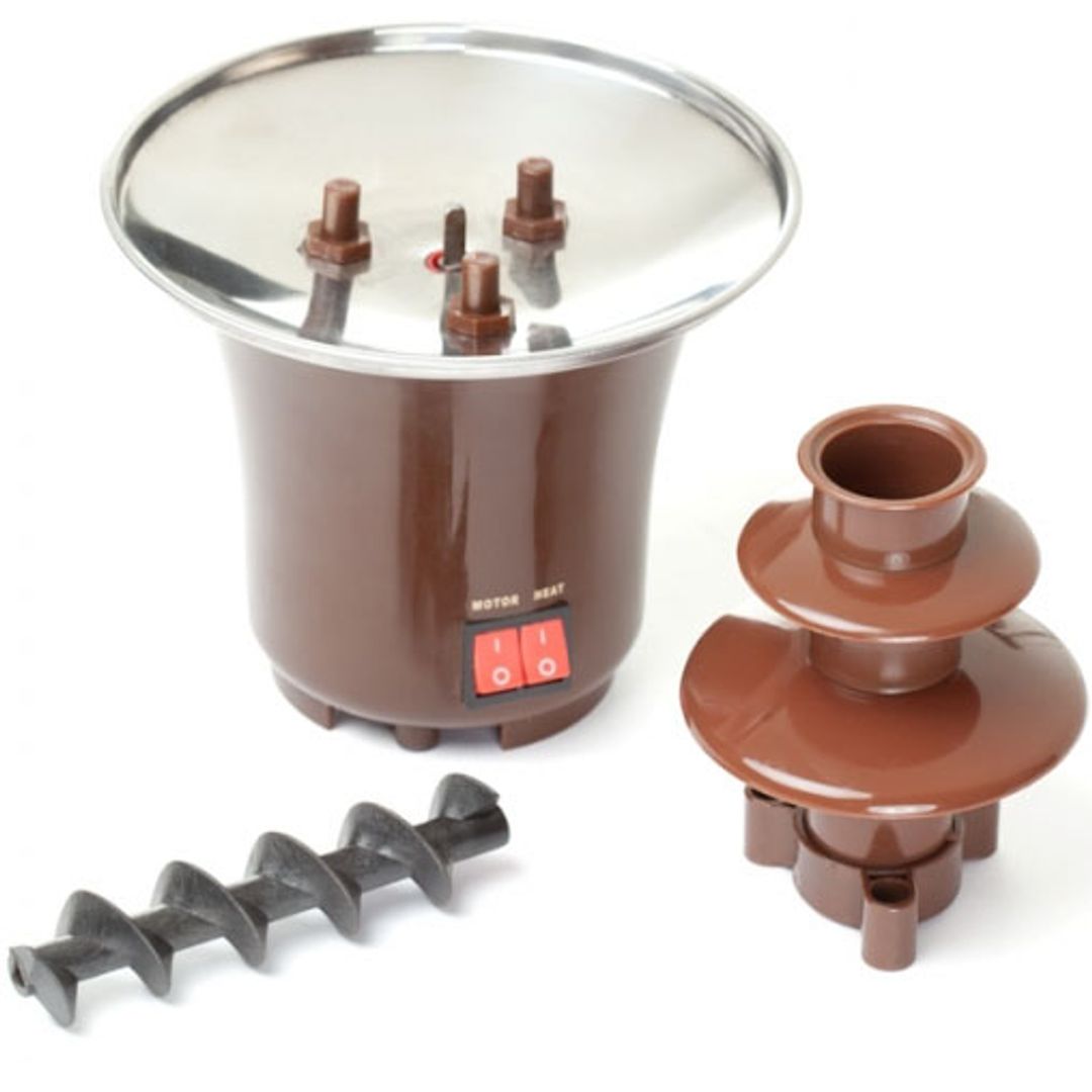 Шоколадный фонтан 2 яруса Удобно мыть