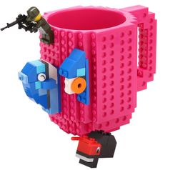 Кружка Лего (Розовый)