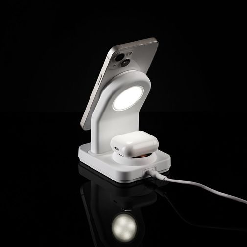 Зарядная станция с подсветкой Cooper Duo (Белая)