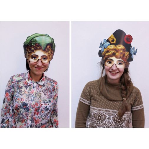 Маски Девичник Ретро (8 шт.)