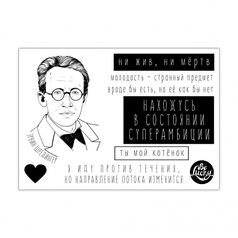 Стикерпак с Шредингером (набор наклеек)